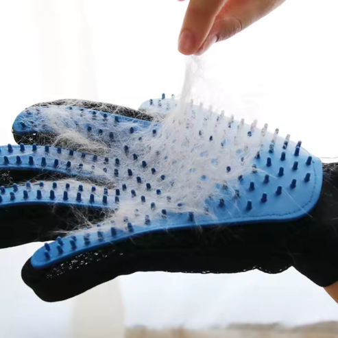 Gants d'épilation pour animaux de compagnie, Massage pour chat et chien, nettoyage de bain, fournitures de toilettage, brosse d'épilation en Silicone