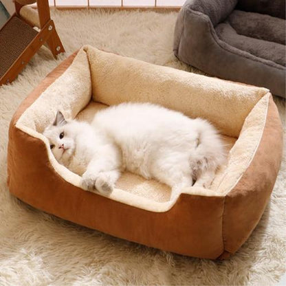Panier  pour Chat et Petit Chien – Confort Douillet et Design Élégant